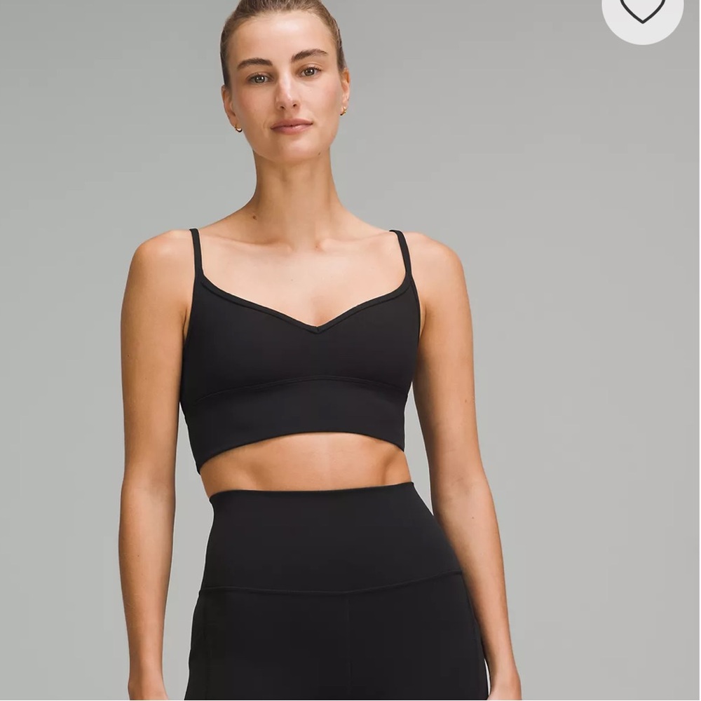 Lululemon black align sports bra (size 4, A/B cup)